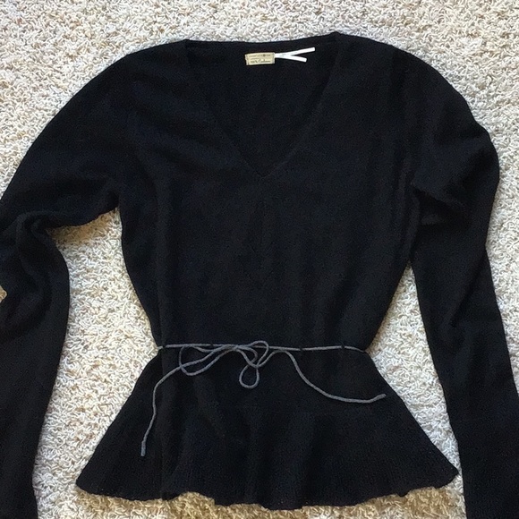 Max Studio Black V-Neck Sweater - Picture 3 of 5